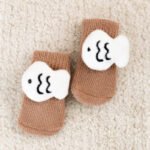 3D Doll Design Anti-Slip, Anti-Scratch & Anti-Dirty Pet Socks, 4-Pack - Image 3