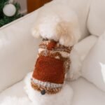 Autumn & Winter Ethnic Style Polar Fleece Warm Harness Vest, Pet Apparel for Teddy Small Dogs and Cats - Image 3