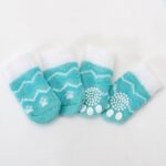 3D Doll Design Anti-Slip, Anti-Scratch & Anti-Dirty Pet Socks, 4-Pack - Image 17