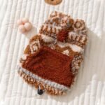 Autumn & Winter Ethnic Style Polar Fleece Warm Harness Vest, Pet Apparel for Teddy Small Dogs and Cats - Image 4