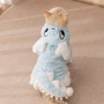 Autumn & Winter Faux Rabbit Fur Dinosaur Costume, Halloween Funny Pet Apparel for Cats and Dogs - Image 6