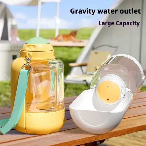 Portable Dog Water Bottle for Outdoor Walking, Large-Capacity Pet Water Jug for Dogs and Cats
