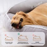 Thickened Pet Bed Sofa for Large Dogs (Golden Retriever & Labrador) and Cats, Winter & All-Season Warm Dog Cushion & Cat Bed - Imagen 2