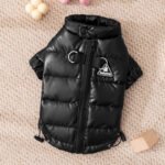 Autumn & Winter Thickened Warm Clover Pattern Pet Down Jacket - Image 4
