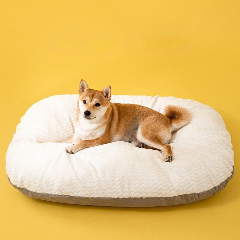 主图_01。0 All-Season Washable Pet Bed Mat, Detachable Warm Dog & Cat Sleeping Pad for Winter, Multi-Use Pet Floor Mat - Image 1