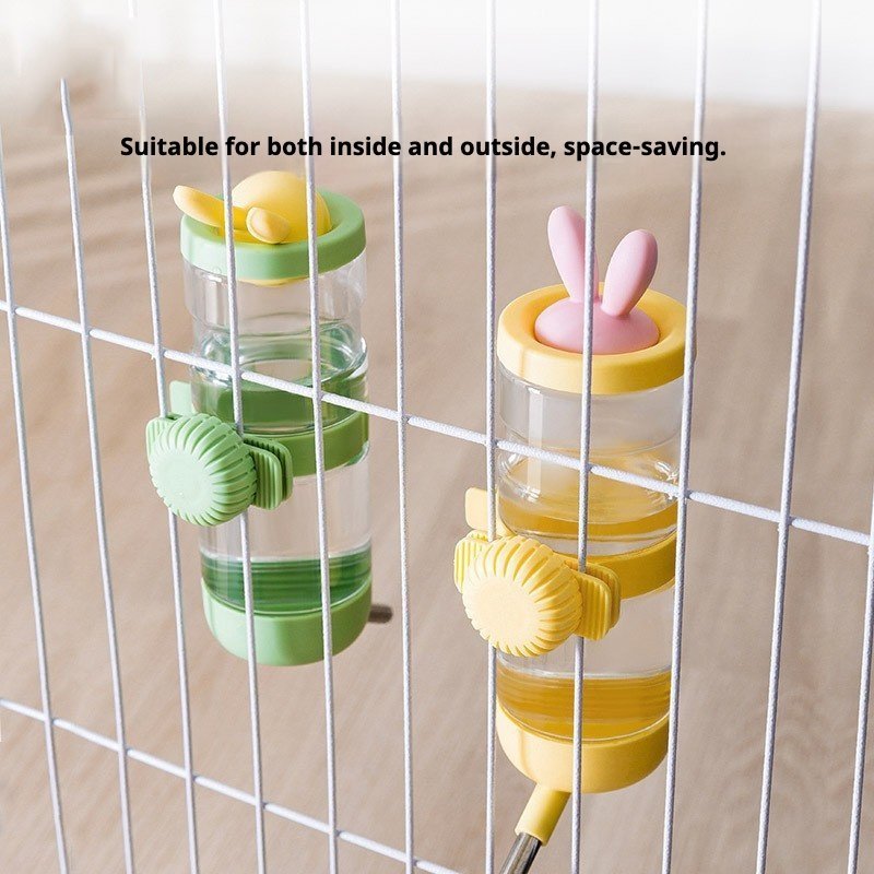 主图_1。0 Ball-Type Pet Water Dispenser, Automatic Hanging Water Feeder for Dogs & Cats, Cage-Mounted Drinking Cup for Pets - Image 1