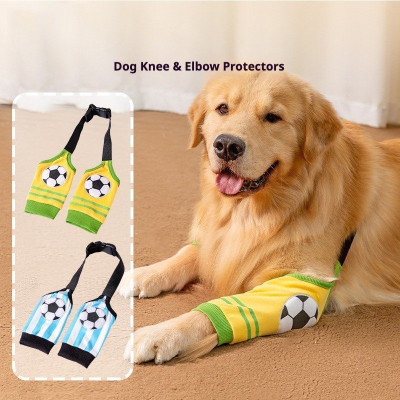 主图_1。0 Pet Leg Protector for Medium & Large Dogs, Post-Surgery Anti-Licking Knee & Elbow Guard - Image 1